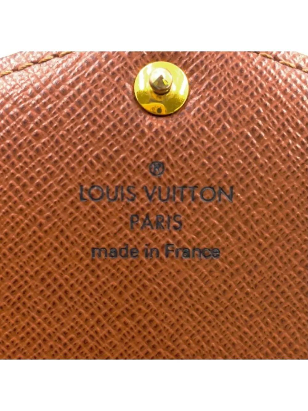Louis Vuitton Portefeuille Sarah Monogram Leather with Initials Brown Bifold
